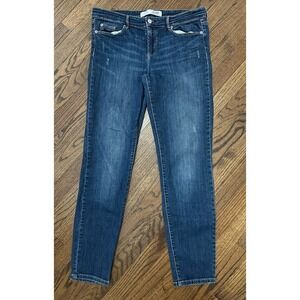 Joe Fresh Slim Coupe Etroite Jeans Womens Size 12 (34x29) Medium Blue Denim Pant